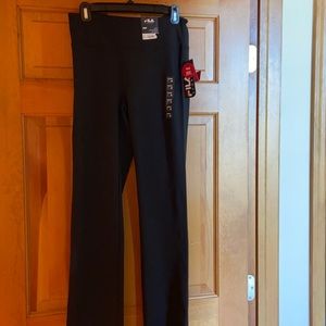 Fila Sport straight mid rise workout pants